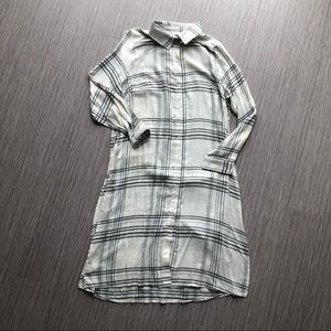 🌞 LONGLINE SHIRTDRESS WITH SLITS